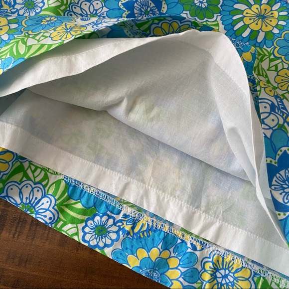 Lilly Pulitzer Strapless Top Hidden Zebra Floral 2 - Picture 7 of 12